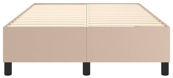 Rám postele s boxspringem cappuccino 120x200 cm umělá kůže 3121040