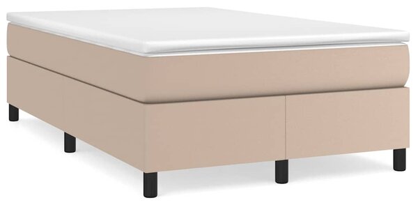 Rám postele s boxspringem cappuccino 120x200 cm umělá kůže 3121040