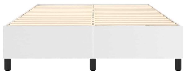 Rám postele s boxspringem bílá 140 x 200 cm umělá kůže 3121048