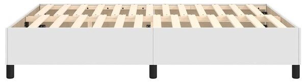 Rám postele s boxspringem bílá 140 x 200 cm umělá kůže 3121048