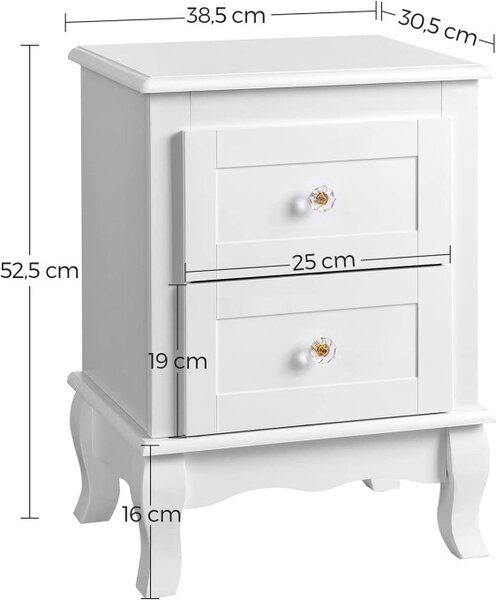 Set 2 nočních stolků RDN012