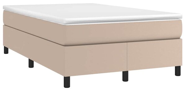 Rám postele s boxspringem cappuccino 120x200 cm umělá kůže 3121040