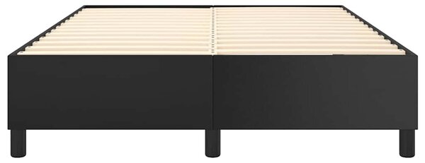 Rám postele s boxspringem černá 140 x 190 cm umělá kůže 3121041
