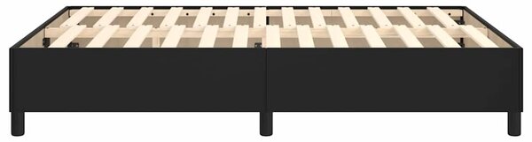 Rám postele s boxspringem černá 140 x 190 cm umělá kůže 3121041