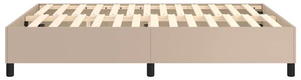 Rám postele s boxspringem cappuccino 140x190 cm umělá kůže 3121046
