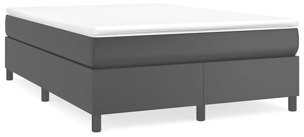 Rám postele s boxspringem černá 140 x 190 cm umělá kůže 3121041