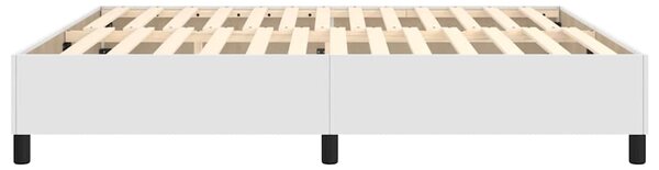 Rám postele s boxspringem bílá 160 x 200 cm umělá kůže 3121054