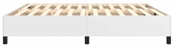 Rám postele s boxspringem bílá 200 x 200 cm umělá kůže 3121066