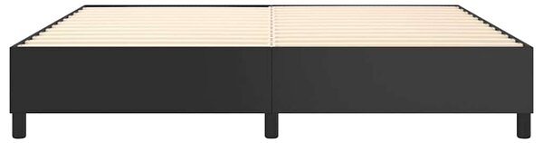 Rám postele s boxspringem černá 200 x 200 cm umělá kůže 3121065
