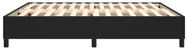Rám postele s boxspringem černá 160 x 200 cm umělá kůže 3121053