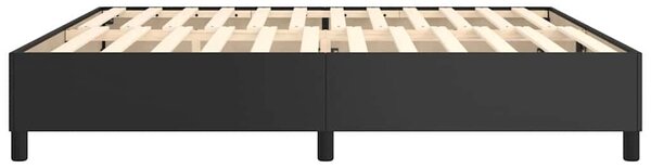 Rám postele s boxspringem černá 200 x 200 cm umělá kůže 3121065