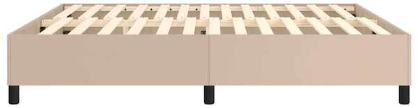 Rám postele s boxspringem cappuccino 160x200 cm umělá kůže 3121058