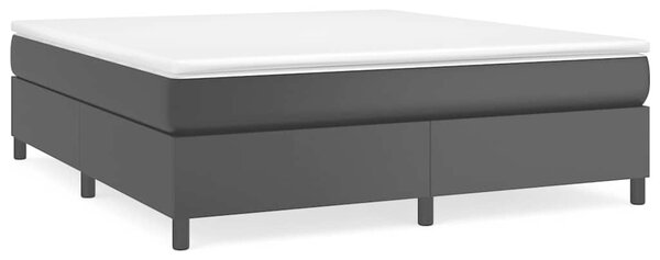 Rám postele s boxspringem černá 160 x 200 cm umělá kůže 3121053