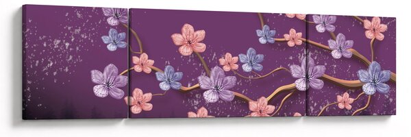 Obraz - Jarní soumrak (170x50 cm)