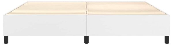 Rám postele s boxspringem bílá 200 x 200 cm umělá kůže 3121066