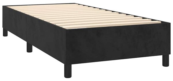 Rám postele s boxspringem černá 90x190 cm samet 3121092