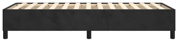 Rám postele s boxspringem černá 90x190 cm samet 3121092