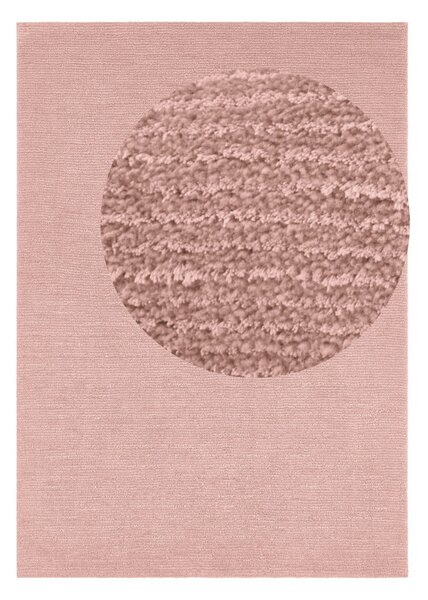 Růžový koberec Mint Rugs Supersoft, 120 x 170 cm