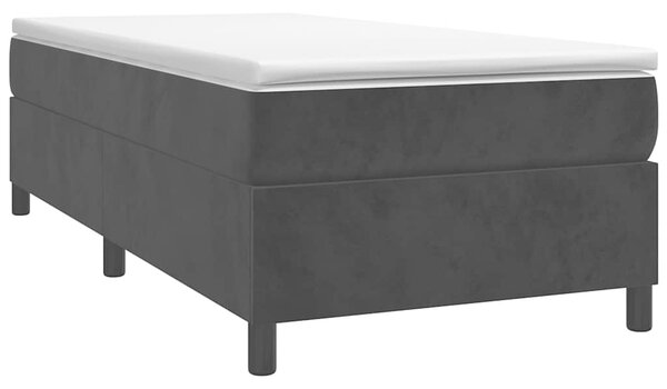 Rám postele s boxspringem černá 90x190 cm samet 3121092
