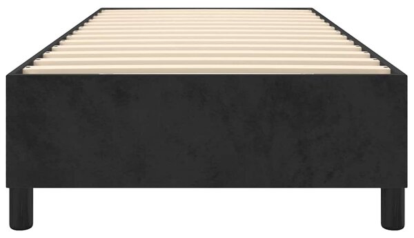 Rám postele s boxspringem černá 90x190 cm samet 3121092