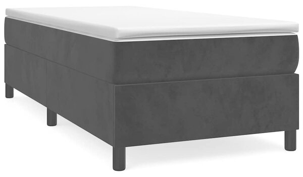Rám postele s boxspringem černá 90x190 cm samet 3121092