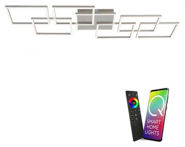 Paul Neuhaus Stropní LED svítidlo Q-INIGO, 60W, d. 107,5 cm, ZigBee, CCT 2700- 5000K