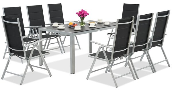 Hliníková zahradní sestava Polywood Verona pro 8 osob Garden Point