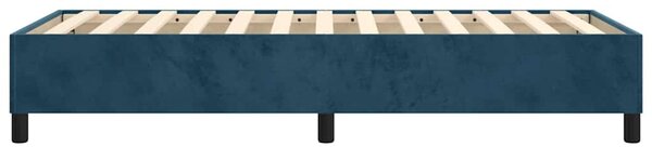 Rám postele s boxspringem tmavě modrý 90x190 cm samet 3121094