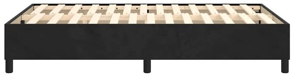 Rám postele s boxspringem černý 120 x 200 cm samet 3121110