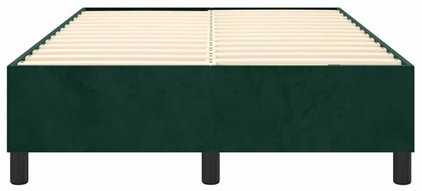 Rám postele s boxspringem tmavě zelená 120 x 200 cm samet 3121111