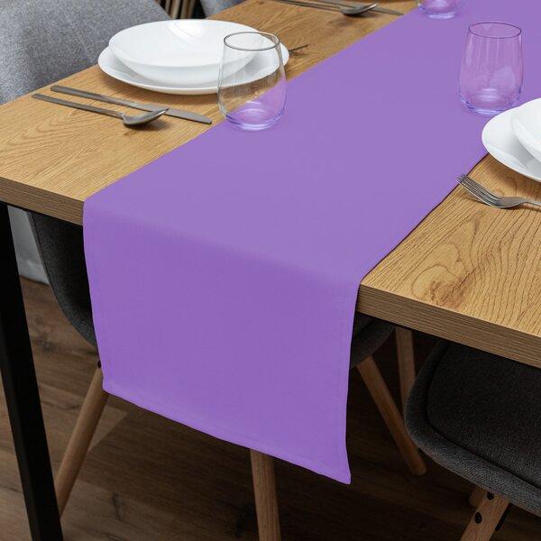 Biante Dekorační běhoun na stůl Rongo RG-038 Světle fialový 20x120 cm