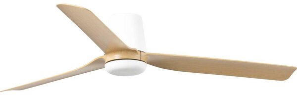 FARO 33829WT - Stropní ventilátor PUNT TUB M hnědá/bílá pr. 132 cm WT + DO
