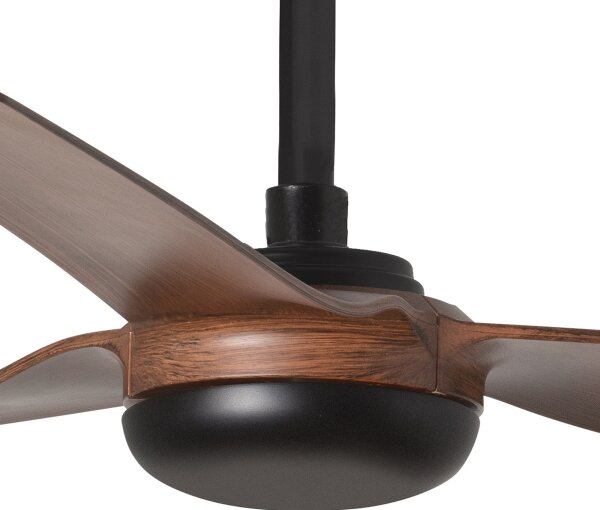 FARO 33817WT-Stropní ventilátor PUNT M hnědá/černá pr.132 cm WT+dálkové ovládání
