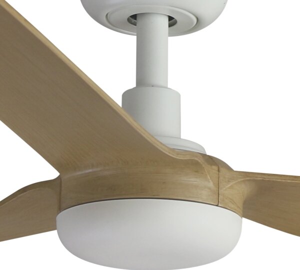 FARO 33816WT-Stropní ventilátor PUNT M hnědá/bílá pr. 132 cm WT+dálkové ovládání