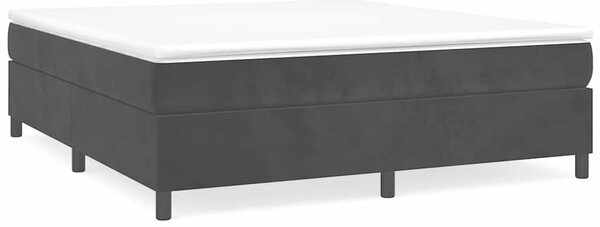 Rám postele s boxspringem černý 200 x 200 cm samet 3121140