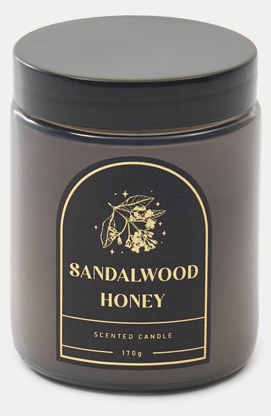 Sinsay - Vonná svíčka Sandalwood Honey - černá