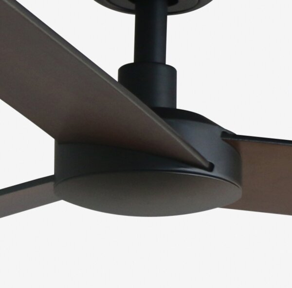FARO 34298WT - Stropní ventilátor RUDDER L černá/wenge pr. 132 cm WT + DO