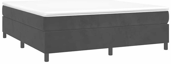 Rám postele s boxspringem černý 200 x 200 cm samet 3121140