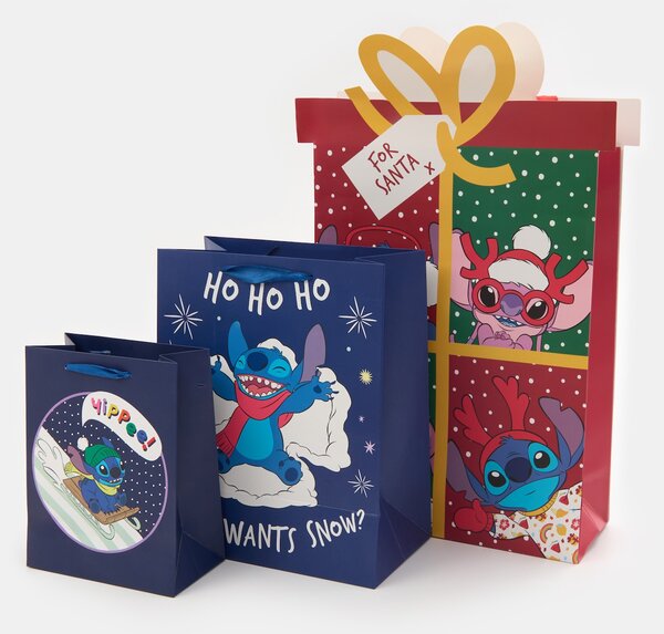Sinsay - Dárkové tašky Lilo & Stitch 3 pack - vícebarevná