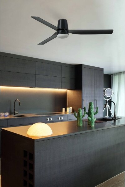 FARO 33830WT-1TW-LED Stm. vent. PUNT TUB M LED/18W/230V černá pr. 132 cm WT + DO