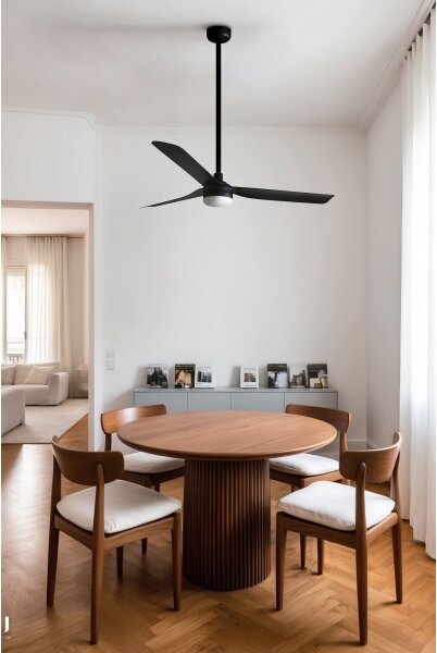FARO 33815WT-21-LED Stm. str. vent. PUNT M LED/18W/230V černá pr. 132 cm WT + DO