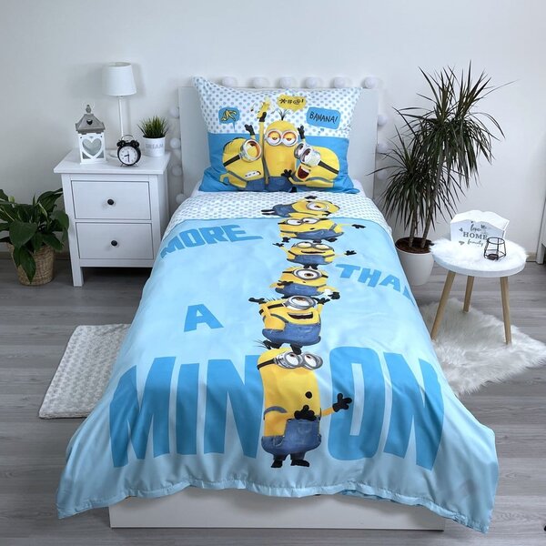 Dětské povlečení na jednolůžko z mikrovlákna 140x200 cm Minions 2 – Jerry Fabrics