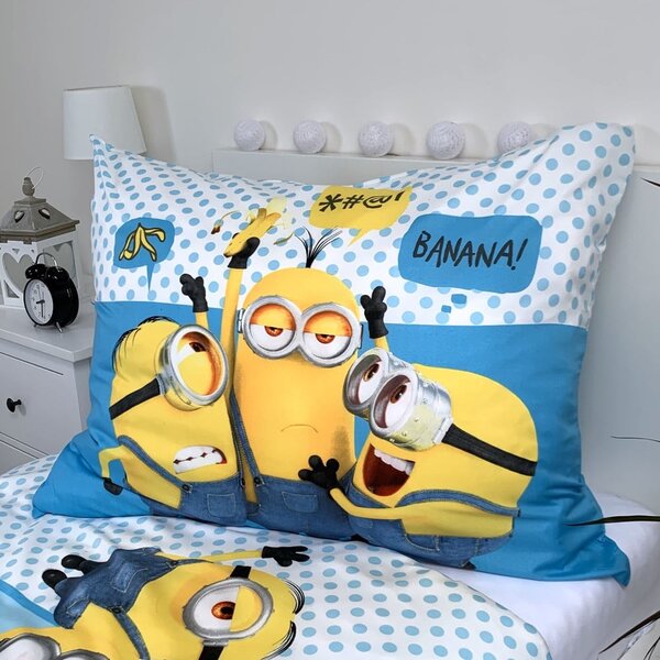 Dětské povlečení na jednolůžko z mikrovlákna 140x200 cm Minions 2 – Jerry Fabrics