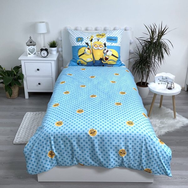 Dětské povlečení na jednolůžko z mikrovlákna 140x200 cm Minions 2 – Jerry Fabrics