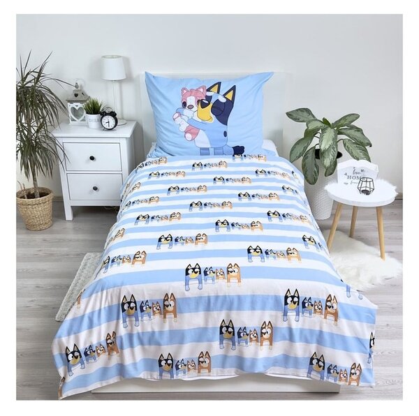Bavlněné dětské povlečení na jednolůžko 140x200 cm Bluey – Jerry Fabrics
