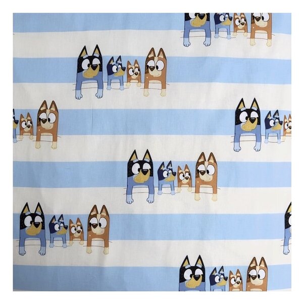 Bavlněné dětské povlečení na jednolůžko 140x200 cm Bluey – Jerry Fabrics