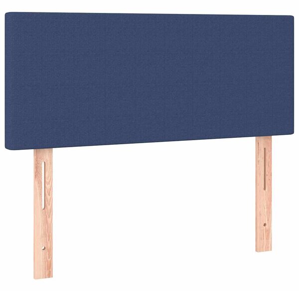 Box spring postel s matrací a LED modrá 120 x 200 cm textil 3133547