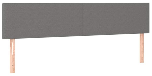Box spring postel s matrací tmavě šedá 160x200 cm textil 3129562