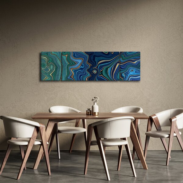 Obraz - Achátový mramor (170x50 cm)