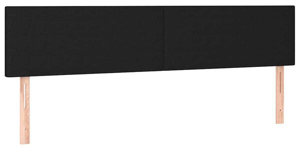 Box spring postel s matrací černá 160x200 cm textil 3129563